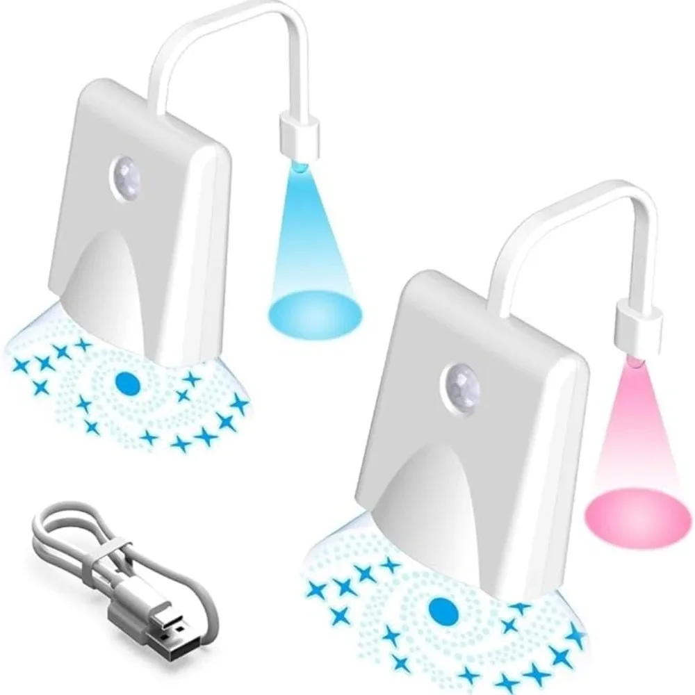 Luces nocturnas para inodoro, luz para inodoro activada por movimiento, decoración de baño que cambia de 7 colores, luz nocturna LED, lámpara de noche, luz inteligente