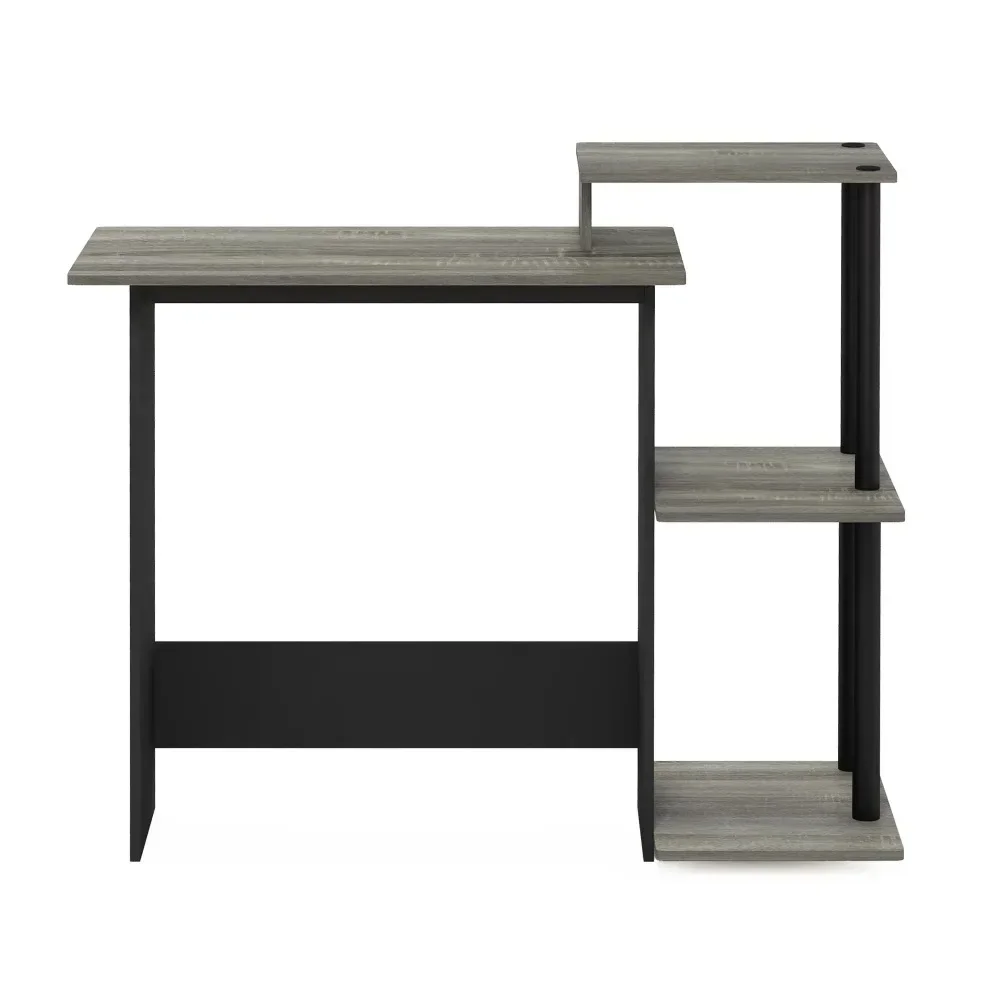 Table Computer Desk Efficient Home 15.6 in X 39.6 in X 33.6 in Composite Wood Portable Computer Desk Room Desks French Oak/Black