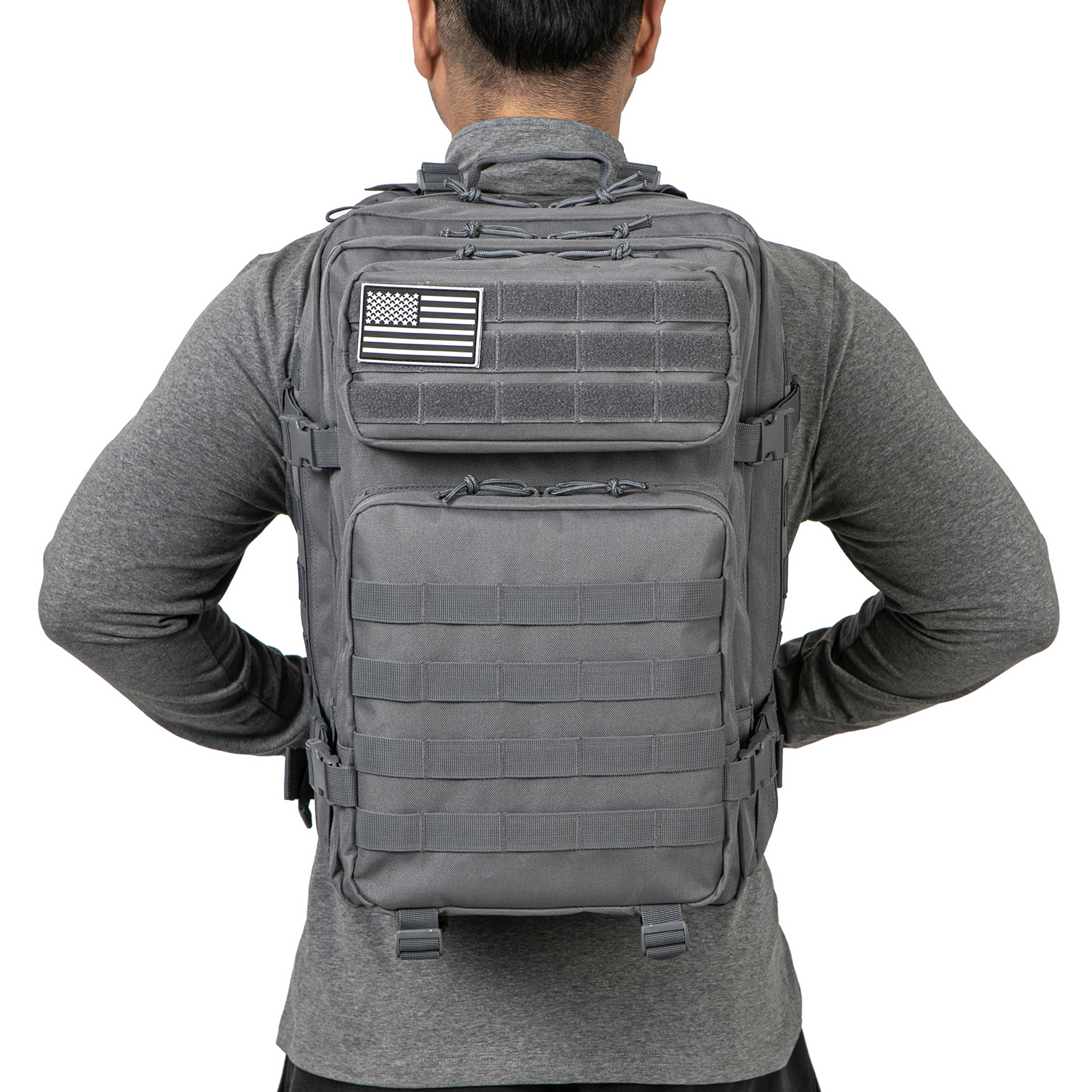 45L Taktischer Rucksack Molle zum Überleben Assault Pack CCW 3-Tage-Überlebenstasche Wandern Trekking Rucksack Robuster Rucksack