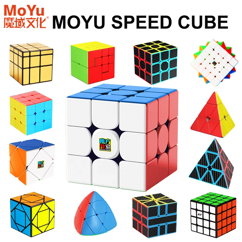 MOYU Meilong 3X3 2X2 Chuyên Nghiệp Khối 3X3X3 3 × 3 Rubick tốc Độ Xếp Hình Fidget Đồ Chơi Trẻ Em Rubix Miễn Phí Vận Chuyển Cubo Magico