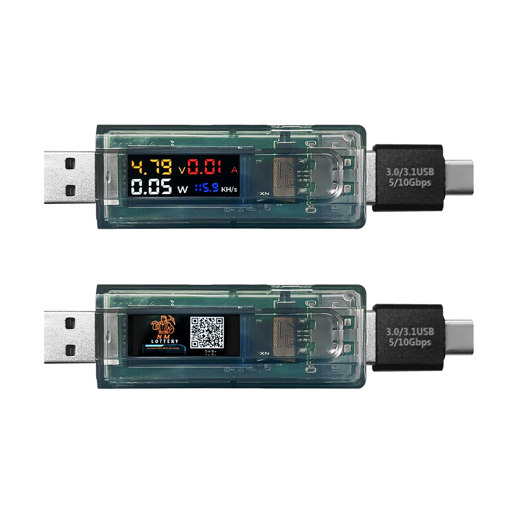 NMMiner Official Usb Chain ESP32 Crypto Lucky Solo Lottery 117KH/s better than Nerdminer with High precision ammeter USB-A