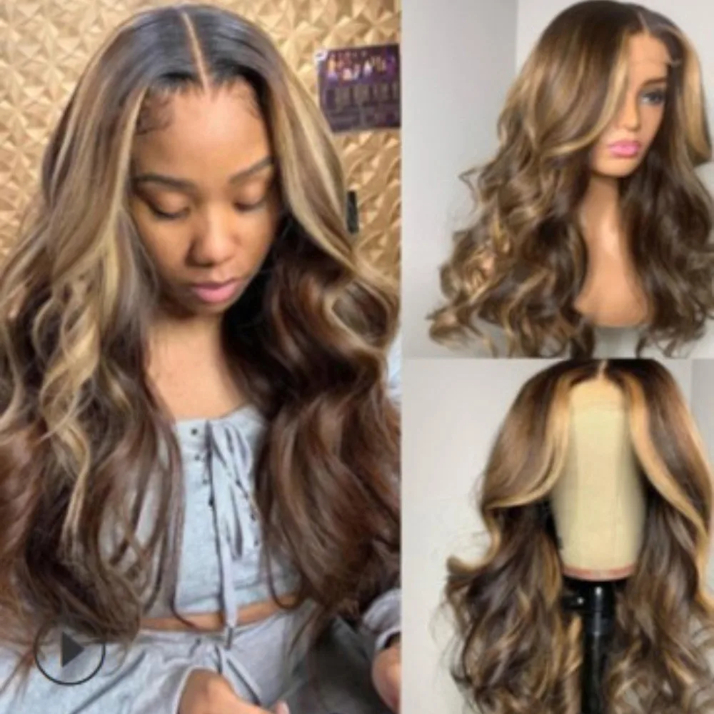 Peluca ondulada rizada larga esponjosa negra degradada sintética para mujer simulación Cosplay cubierta completa para la cabeza