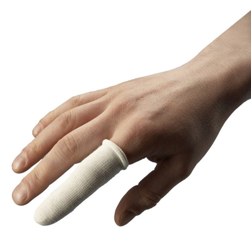 5 unids/lote de cunas desechables de algodón para dedos, protección antideslizante y transpirable, protectores de dedos, guantes de extensión, herramientas de construcción