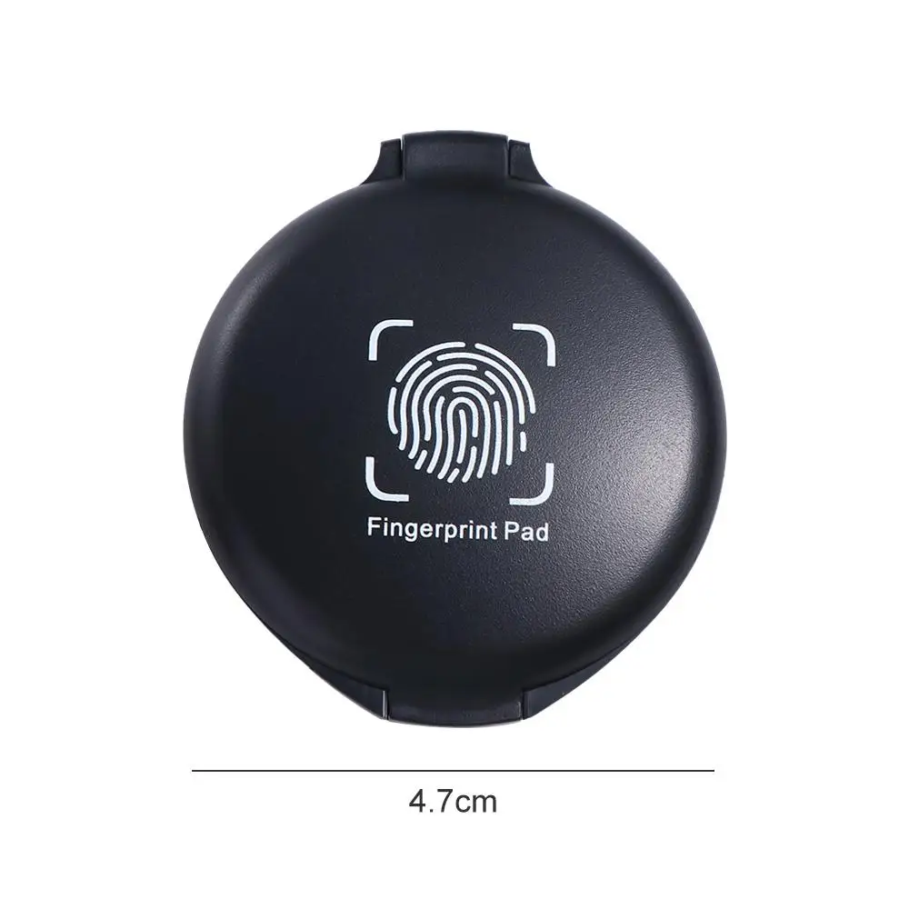 Fingerprint Ink Pad Thumbprint Ink Pad For Notary Fingerprint Id Security Identification Cards Fingerprint Black Stamp Ink Pad