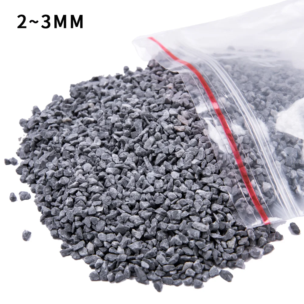 0.5-3MM Simulated Ballast Micro Railway Crushed Stone Roadbed Materials Model Scene Layout Diorama kits 50G/Bag
