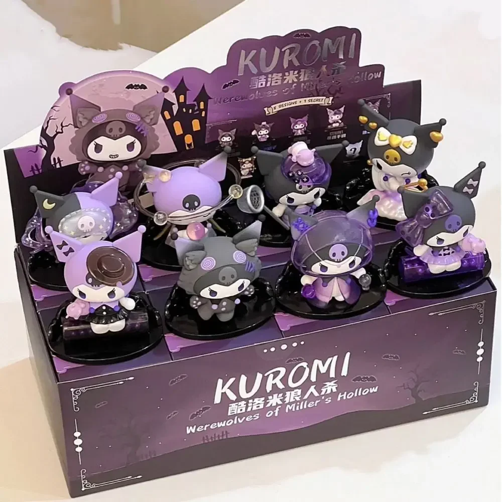 Sanrio Kuromi กล่องตาบอดมนุษย์หมาป่า Series High-Looking Action รูปตุ๊กตาอะนิเมะ Surprise กล่องน่ารักของเล่นสะสม