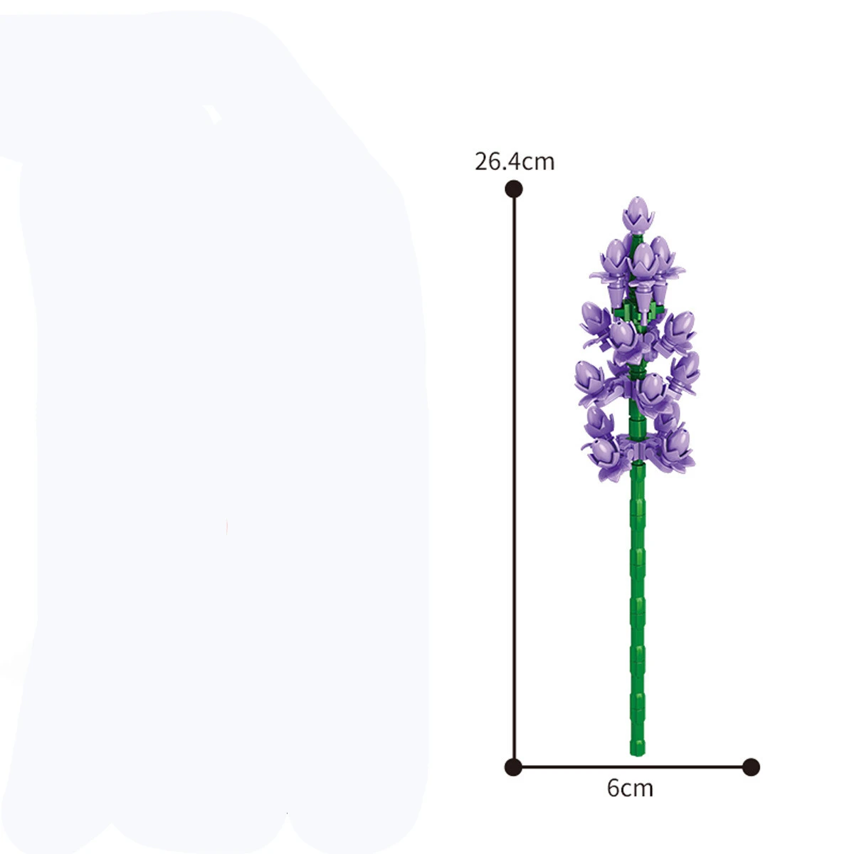 13 รูปแบบดอกไม้สวย Building Blocks Rose วาเลนไทน์ลาเวนเดอร์พีช Lily Of The Valley TULIP อิฐ DIY บ้านเครื่องประดับ