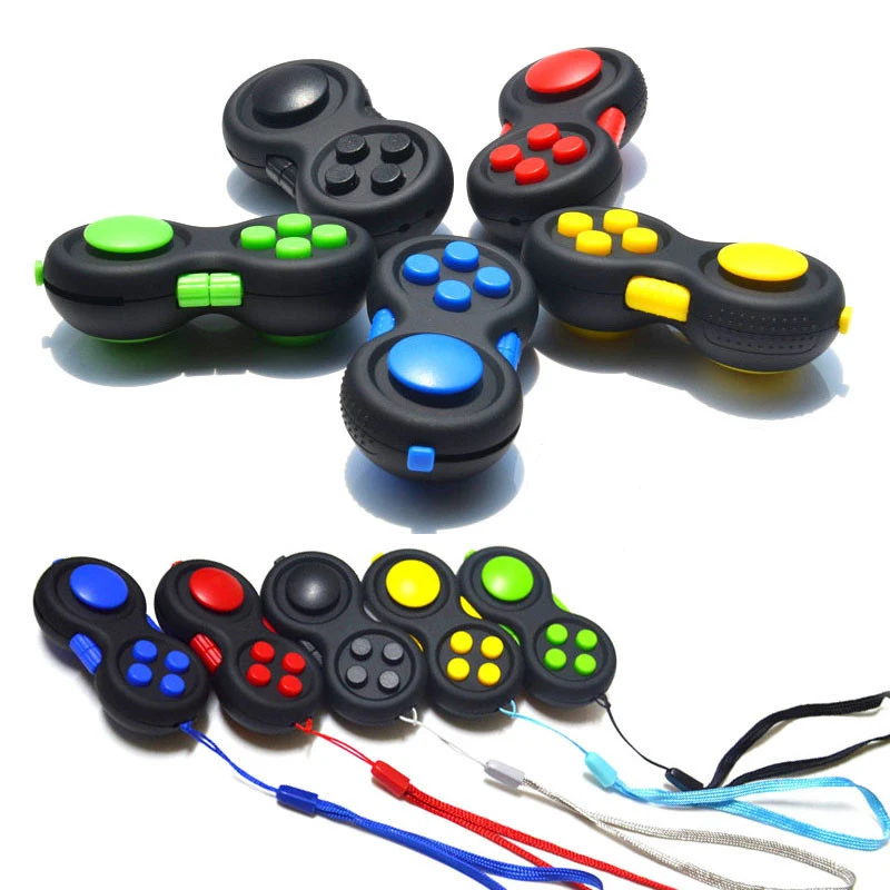 ใหม่คุณภาพระดับพรีเมียม Fidget Controller Pad เกมโฟกัสของเล่น Smooth พลาสติก ABS ความเครียดบรรเทาบีบสนุกมือ Hot Interactive ของขวัญ