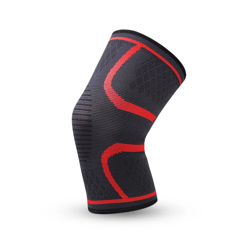 1 pc Nylon Knee Brace Elastic Compression Knee Sleeve Leg Wrap for Sports Running Fitness Gym Exercise Outdoor Prevent Arthritis