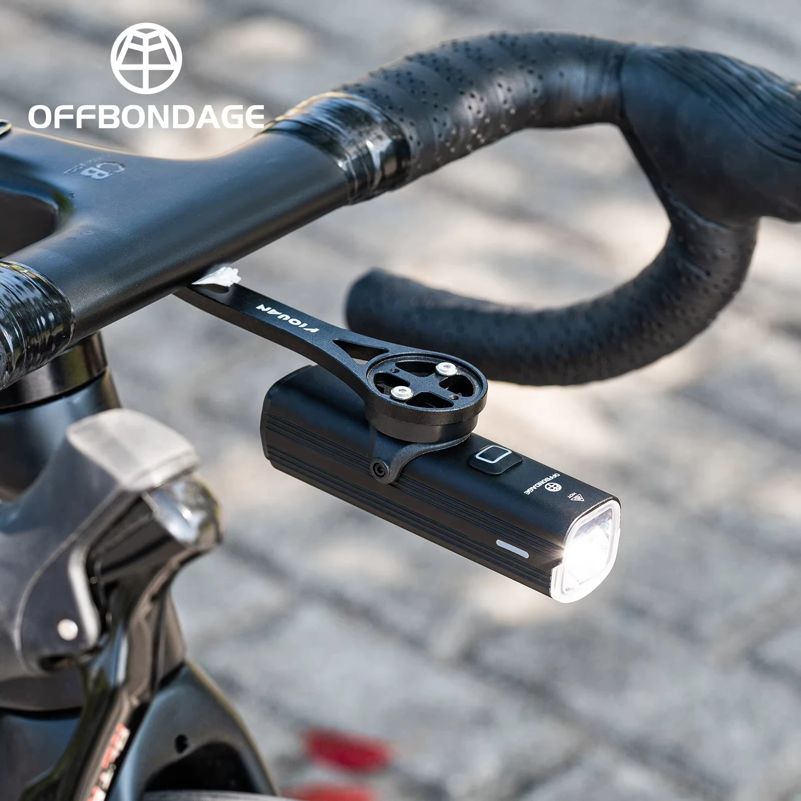 Offbondage luz dianteira da bicicleta 1000lm luz à prova dwaterproof água lanterna de carregamento usb mtb estrada ciclismo lâmpada acessórios da bicicleta
