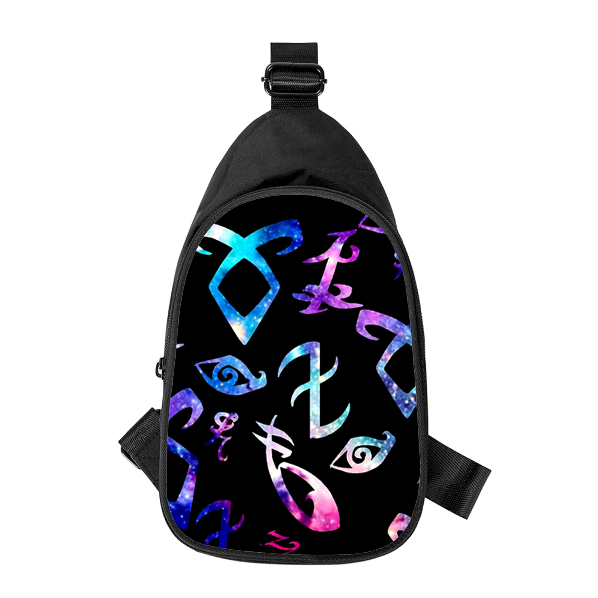 Shadow hunters 3D-Druck neue Männer Kreuz Brusttasche diagonal Frauen Umhängetasche Ehemann Schule Hüft tasche männliche Brust packung
