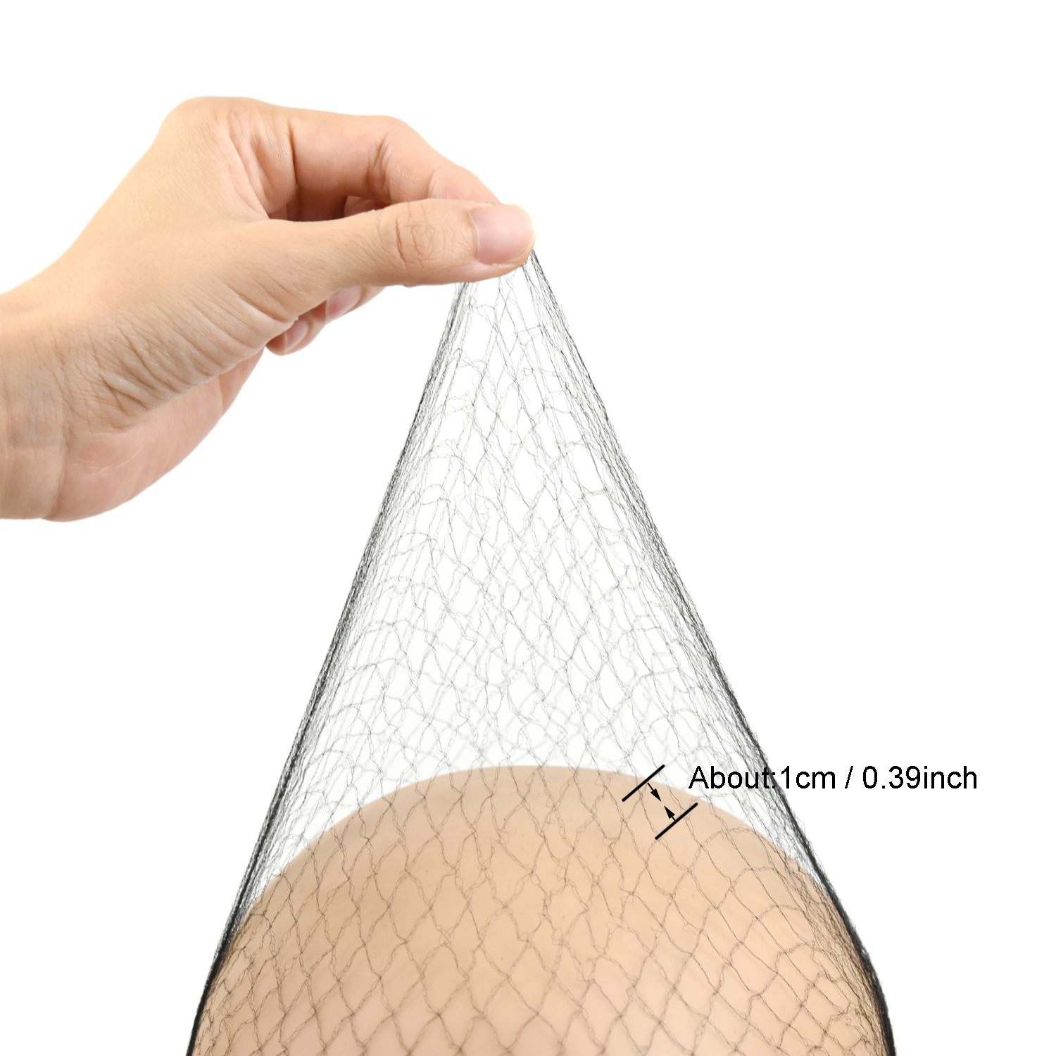 20 Pcs Nylon Hair Nets for Buns Mesh Wig Cap Weaving Cap for Dance Buns Hair Styling Tool Hairnets