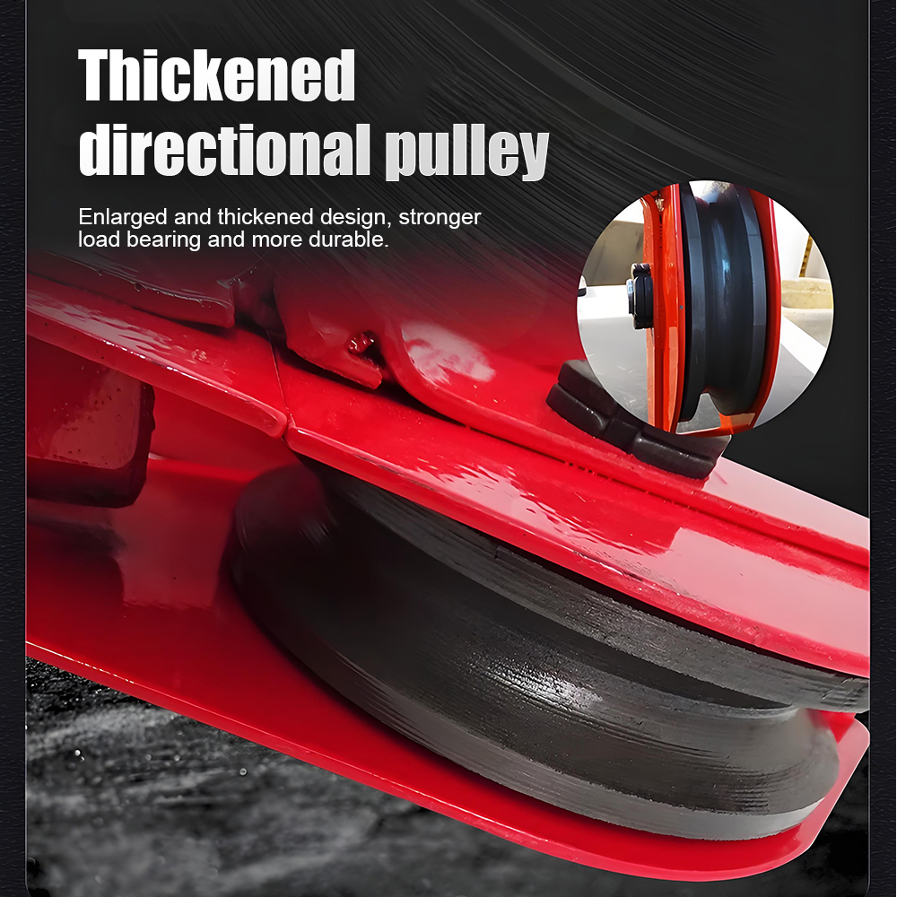 Polia de guindaste com gancho, polia de elevação de roda única, anel de corrente aberta de eletricidade, polia de ferro, acessórios de guindaste, 0.5-3t