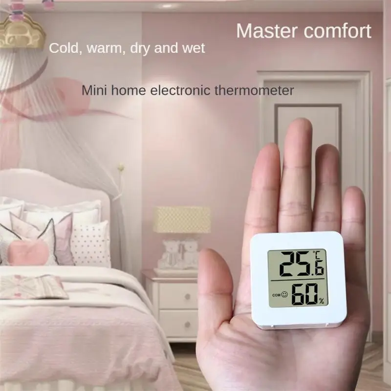 Mini termómetro interior LCD Digital temperatura ambiente higrómetro Sensor precisión estación meteorológica electrónica para el hogar