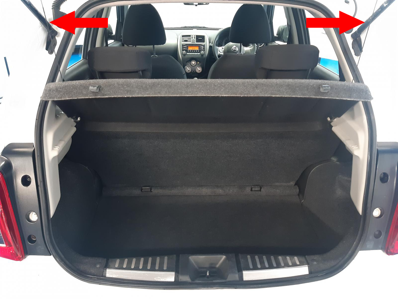 2x 日産マイクラ IV MK4 K13 10-13 HB リアブーツテールゲートガスストラット 904501 HB0A