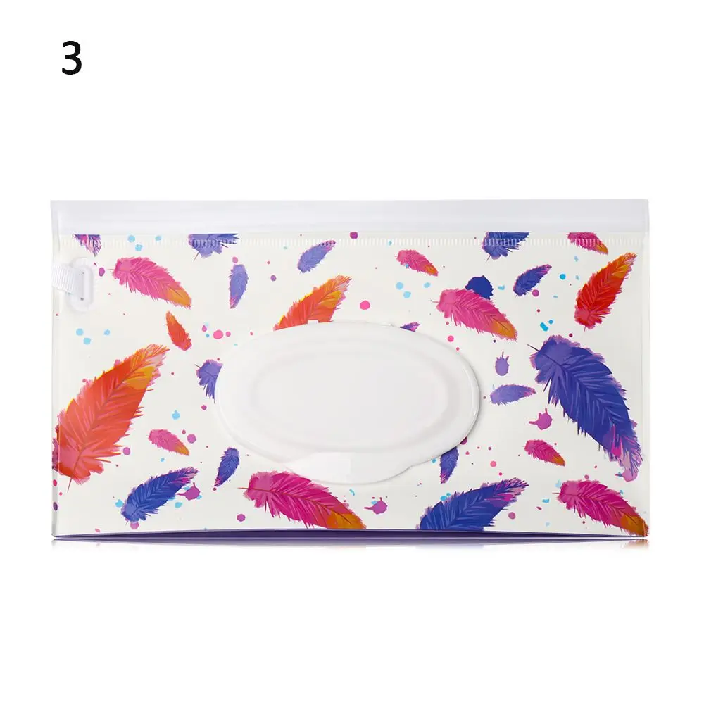Moda útil snap-strap flip capa produto maleta caixa de tecido bolsa cosmética carrinho acessórios saco de lenços umedecidos