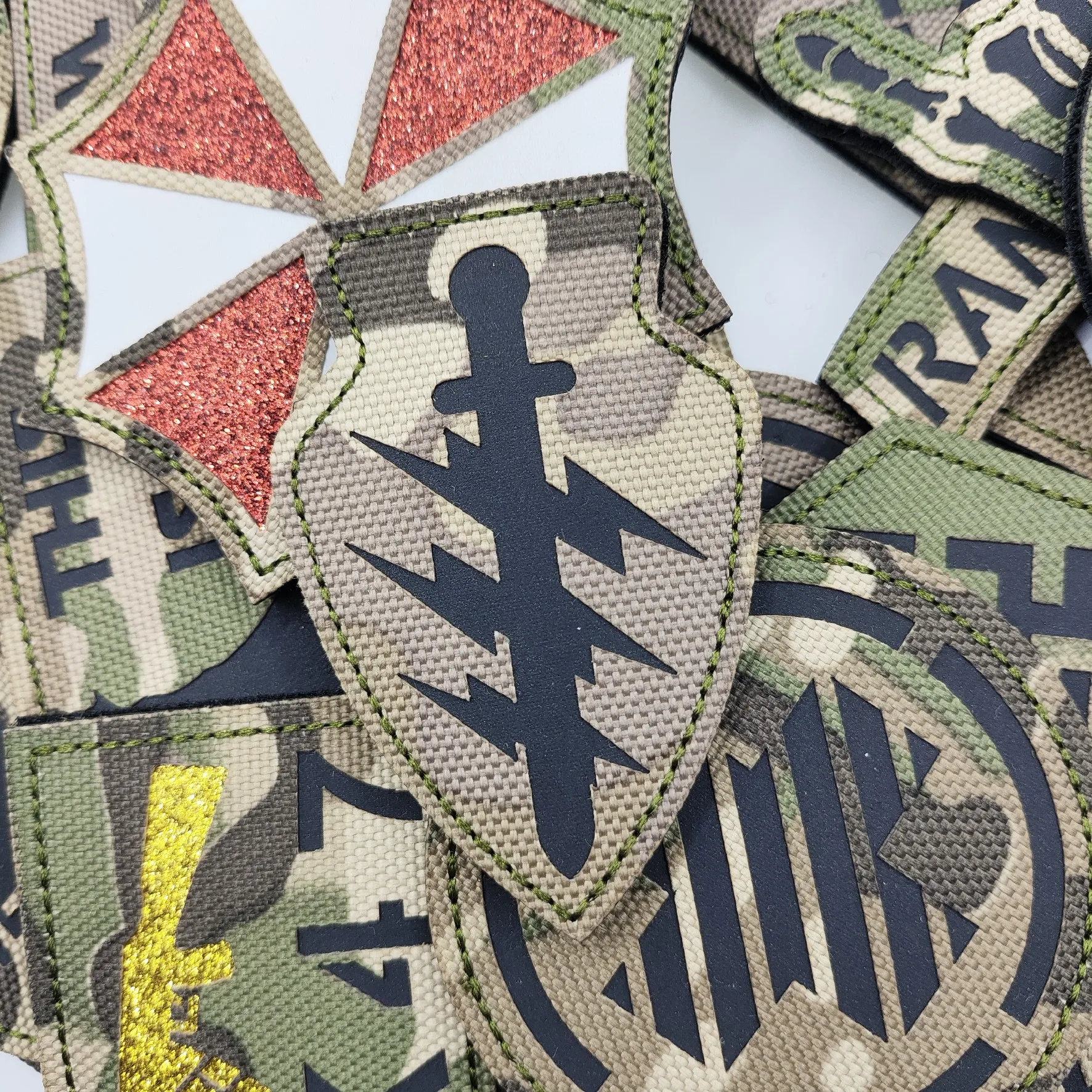 Cross Skull Finger Skeleton Tactical Clothes Vest Backpack Templar Knight Ride Bounty of Hunter Ranger Tags Magic Patch