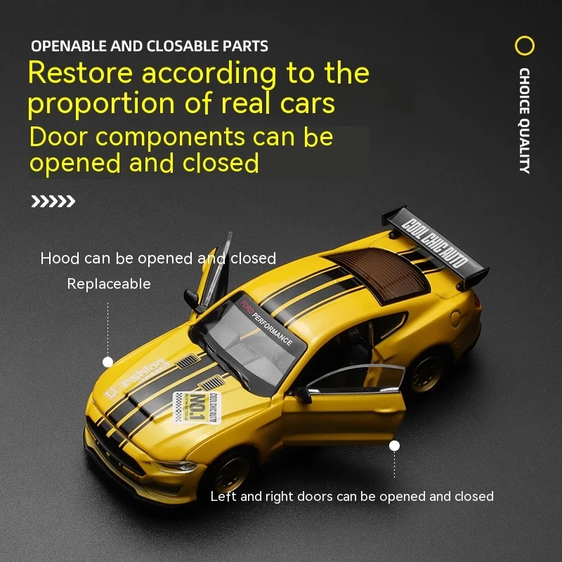 CCA legering GT track sportwagenmodel, doe-het-zelf-modificatie, demontage en montage van lichaamsdelen, gratis vervanging