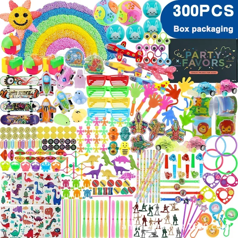 30/200/300 Uds. Favores de fiesta surtido de juguetes regalo relleno de piñata juguetes a granel para niños regalo de fiesta de cumpleaños juguetes de recuerdo regalo
