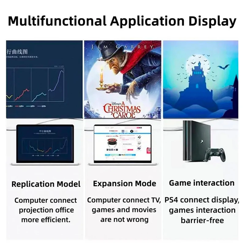 High Speed HDTV Cable 8K60HZ 48Gbps HDTV2.1V 4K 120HZ 3D TV Computer Monitor Projector PS Game Console Audio And Video