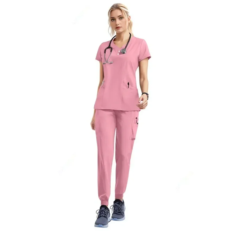 Conjunto de uniformes médicos para mujer, sala de operaciones quirúrgica para ropa de trabajo, accesorios de Hospital, precio al por mayor