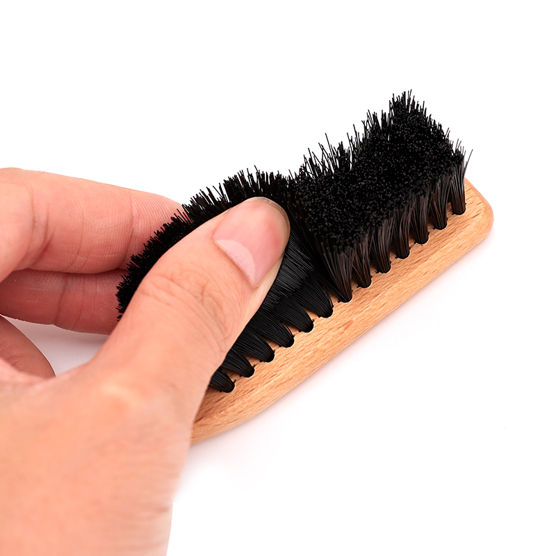 Barbertop Men Beard Brush Wooded Handle Soft Hair Cleaning Brush Broken Hair Remove Comb Hairdressing Neck Duster Barber Tools