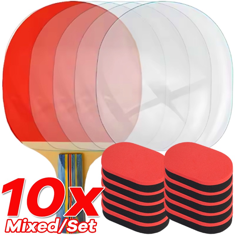 Защитная пленка для настольного тенниса, липкая прозрачная щетка для чистки, ракетка для настольного тенниса, губка, скраб, уход за теннисными ракетками