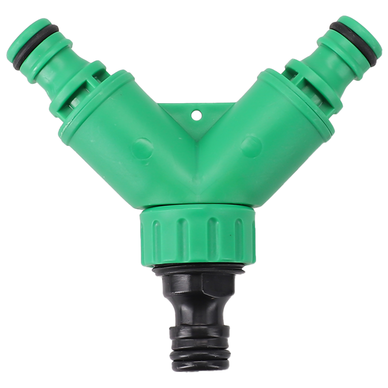 Conectores de tubulação de água de jardim de 2 vias, adaptador de tubo em forma de y, válvula divisora de mangueira, válvula de plástico de três vias com interruptor