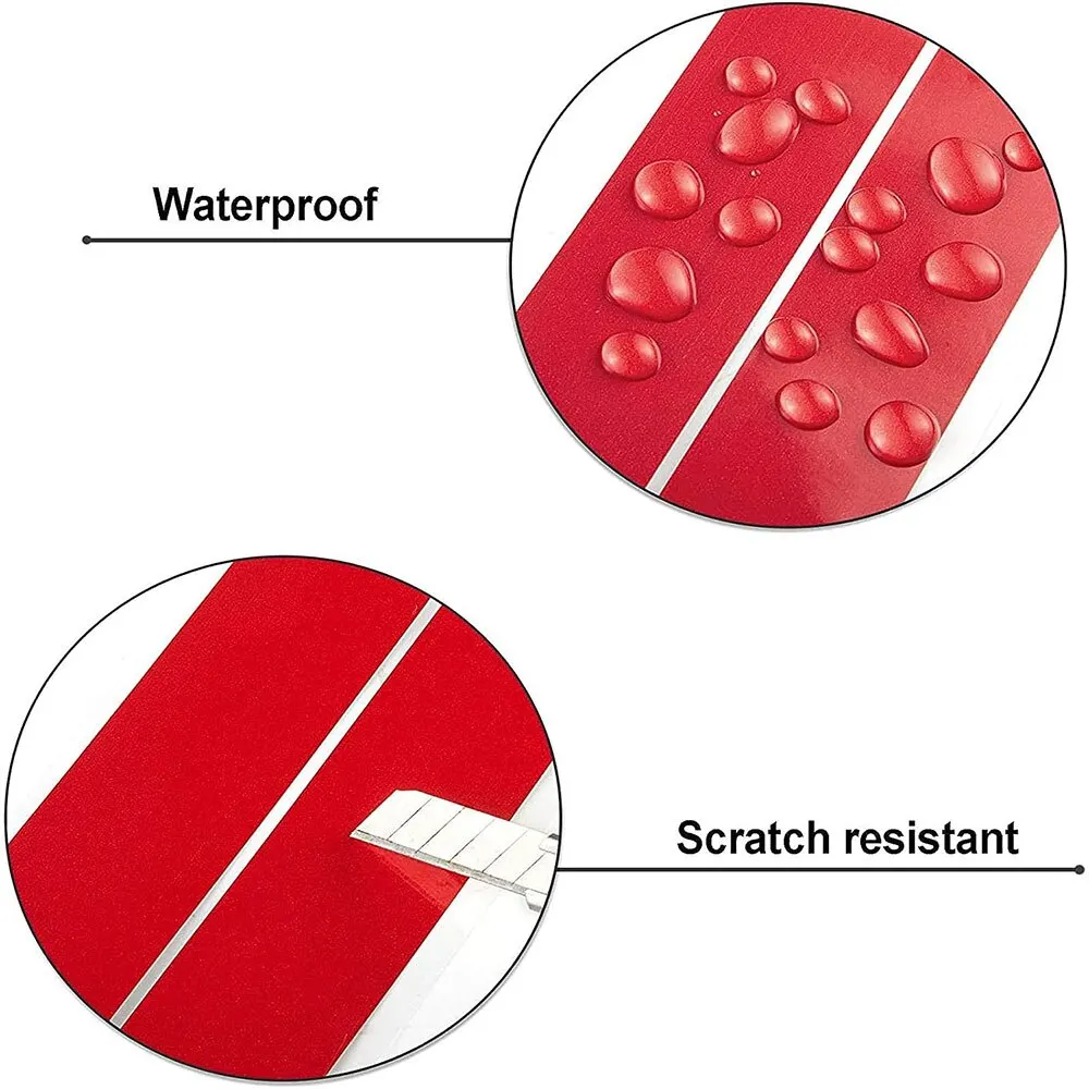 Adesivi moto universali con frecce adesivi riflettenti olio impermeabili per moto parafanghi caschi scooter decorazione