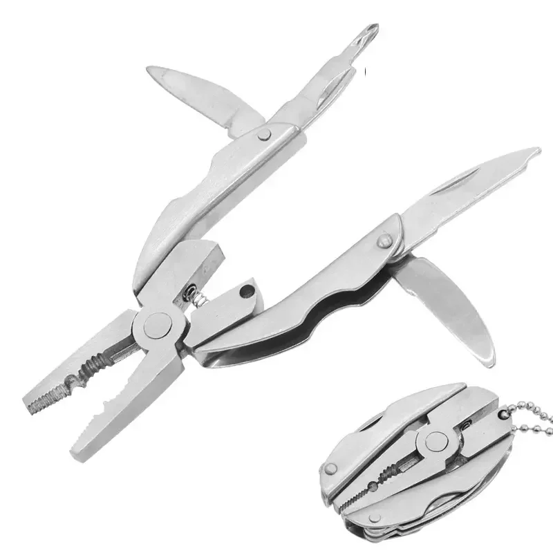 Cacciavite portachiavi con coltello multiuso portatile in acciaio inossidabile - Perfetto per l'uso all'aperto!