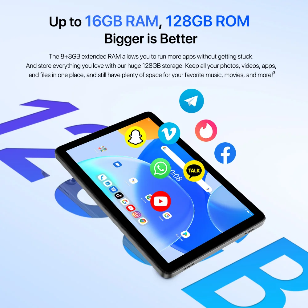 UMIDIGI-G3 Tab Ultra Gaming Tablets, Android 13, 10.1 "HD, MTK G99 Octa-Core, 8GB, 8GB, 128GB, 6000mAh Bateria, Android Dual SIM Card