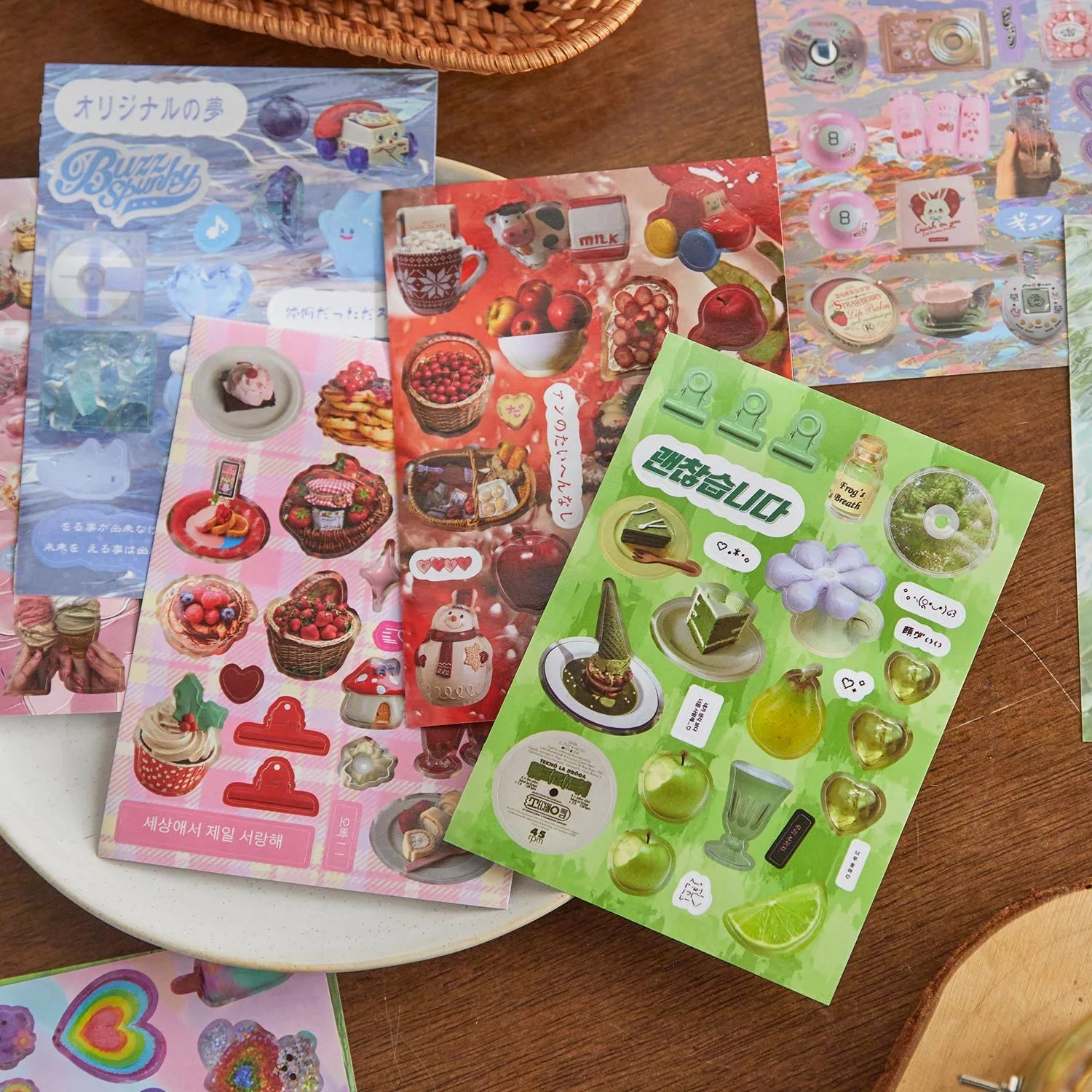 MINKYS 45 枚/ピースヴィンテージ装飾ステッカーブックラップトップ Kpop スクラップブックジャーナルかわいいステッカーキッズギフト