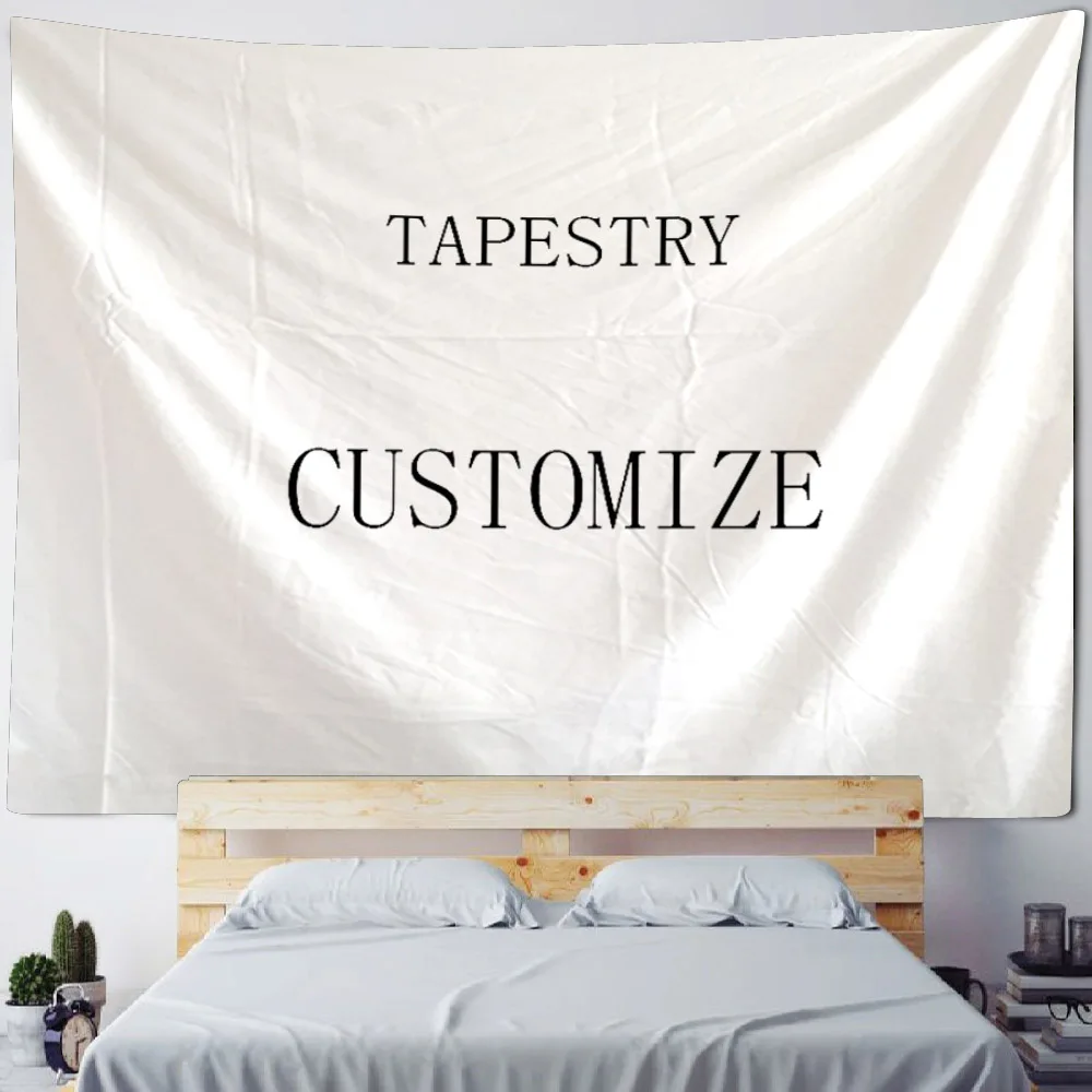 Customized Tapestry Boho Mandala Tapestries Witchcraft Wall Tapestry Print Your Photo Hippie Wall Hanging Blanket Tapestry