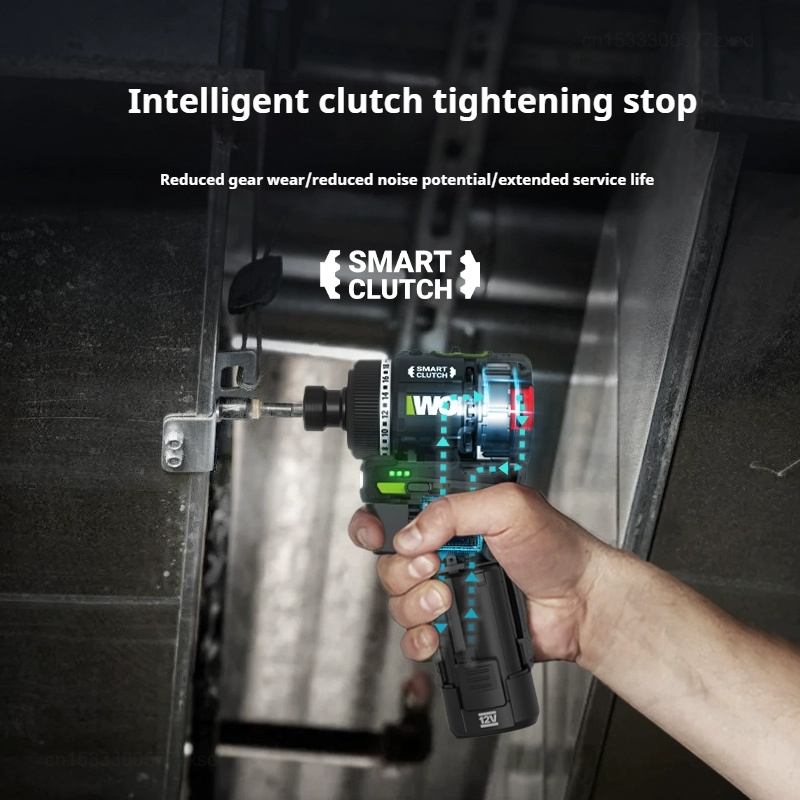 WORX WU139 Brushless Screwdriver Impact Driver Cordless Drill 50N.m 1/4inch Electric Drill 12V Battery Mini Drill Power Tools