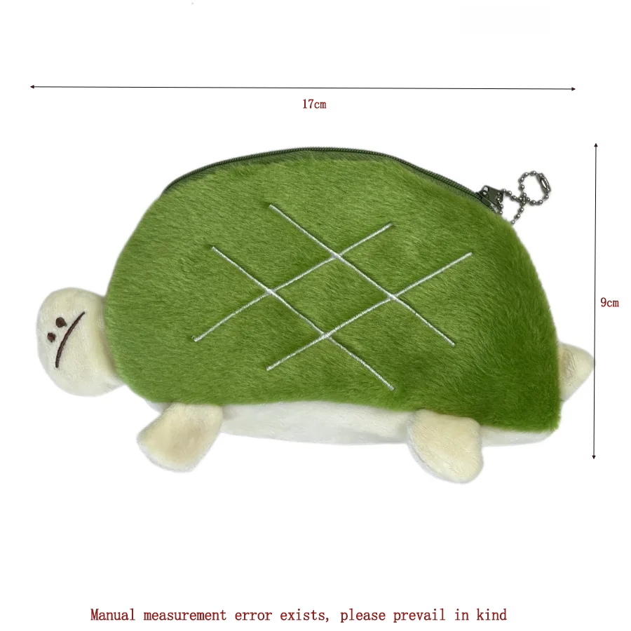 1 pçs bonito tartaruga estudante lápis caso escritório papelaria saco de armazenamento crianças kawaii material escolar saco de armazenamento de lápis de borracha