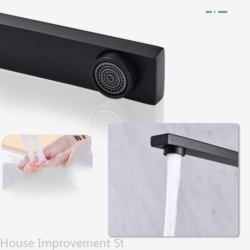 Kitchen Faucet Hot And Cold Water Mixer 360 Degree Rotating Vessel Sink Tap Deack Mounted for Kitchen