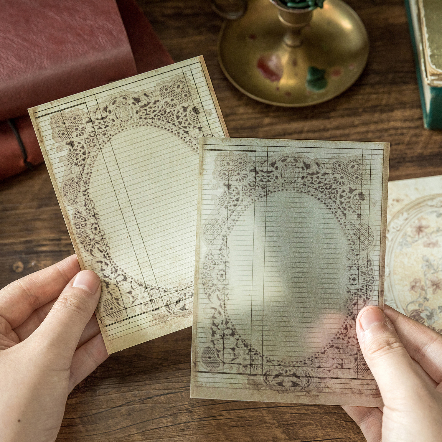 20 шт., винтажная бумага для скрапбукинга