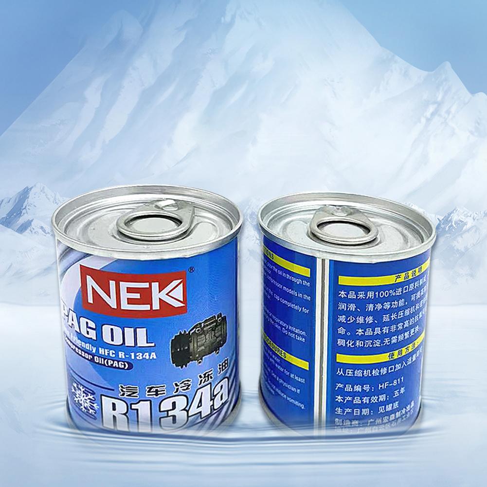 Auto compressor de óleo refrigerante, ar condicionado AC, refrigerante para carro, acessórios do caminhão, R134a, 70ml