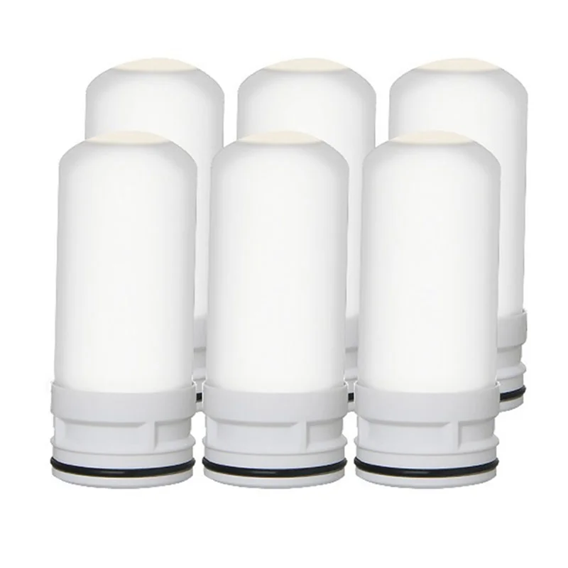 10 PCS Faucet Water Filter Ceramic Replacement Cartridge Remove Practical Durable
