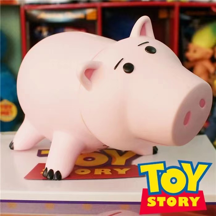 Disney Toy Story3 Doctor.Hamm, alcancía, figuras de acción de cerdo, regalo de cumpleaños, muñecas, juguetes para niños, modelo para niños
