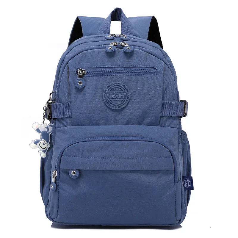 Mochila de viaje ligera Tegaote para hombre, mochila para exteriores, mochila para estudiantes de secundaria, mochila escolar para mujer, bolsa impermeable de nailon de alta calidad