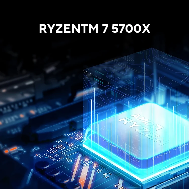 AMD Ryzen 7 5700X R7 5700X 3.4GHz 8-Core 16-Thread PCIE4.0 65W CPU Processor 7NM L3=32M 100-000000926 LGA AM4 No Fan