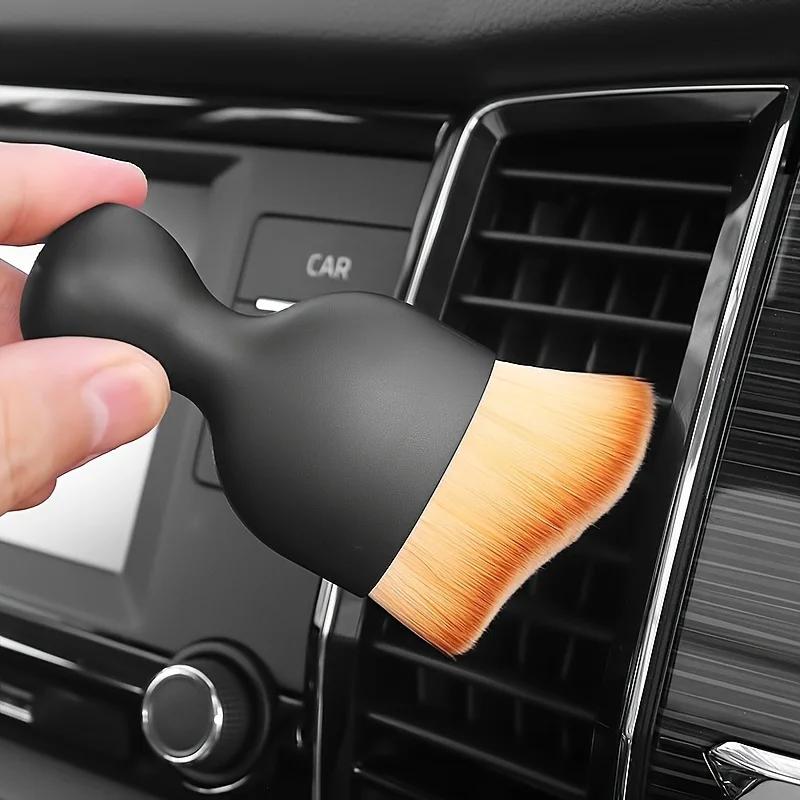 Cepillo avanzado para detalles de coches de cerdas súper suaves, herramienta de limpieza profunda multifuncional para eliminación de polvo Interior para áreas difíciles de alcanzar