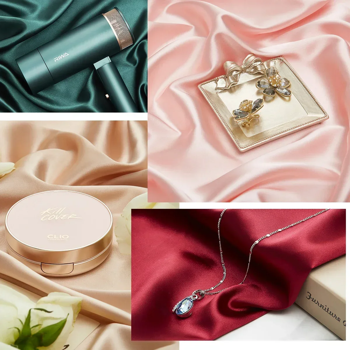 Sơ Mi Lụa Ánh Kim Vải Phông Nền Vải Satin Bóng Nền Cho Chụp Ảnh Phòng Thu Phong Cách Sang Trọng Cho Trang Sức Vòng Cổ Chụp Hình
