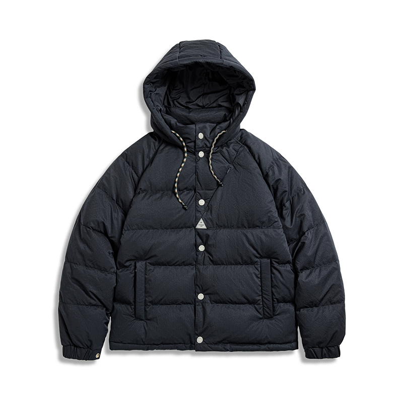 Maden เสื้อแจ็คเก็ตขนเป็ดหนาสำหรับผู้หญิง, เสื้อแจ็คเก็ตมีฮู้ดหนาสีขาว90ขนเป็ดสีฟ้าเนื้อผ้าความหนาแน่นสูงเสื้อให้ความอบอุ่น