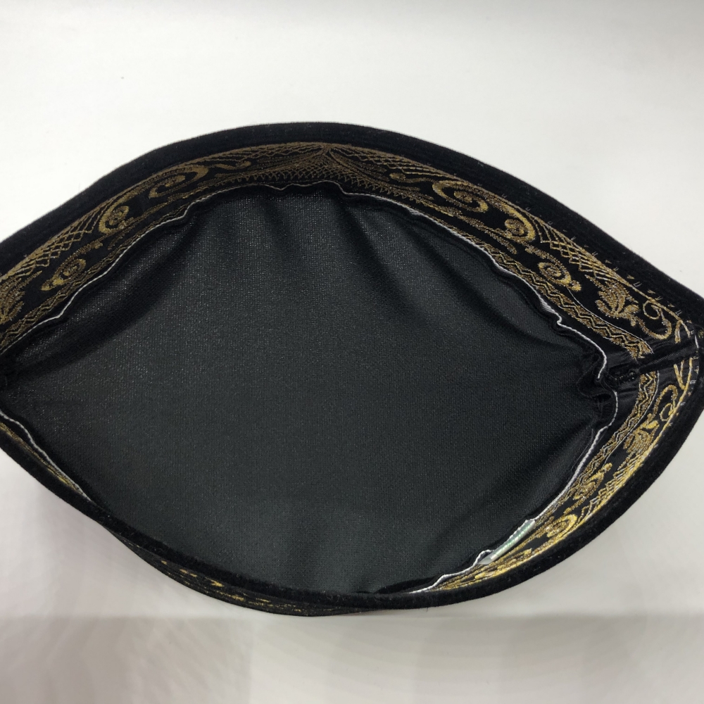 男性用ブラックのイスラム教徒のキャップ,イスラムの祈りのドレス,マヨットの帽子,イスラム教徒のキャップ,衣類,税金製品,送料無料,黒,03215