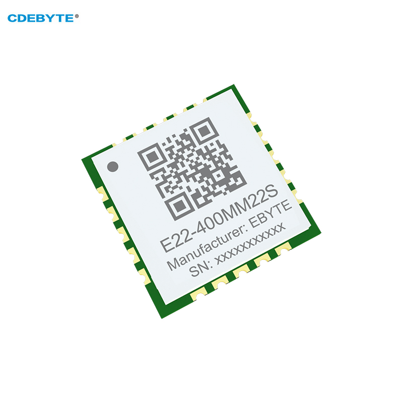SX1268 LoRa-Modul 433 MHz CDEBYTE E22-400MM22S Ultrakleines 21,5 dBm 7 km SMD-HF-Transceiver-Modul