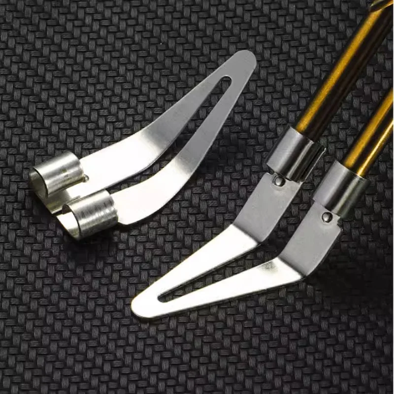 Smooth Head 45° Elbow Stainless Steel Soldering Iron Adjustable Buckle Car Bumper Plastic Welding Rod Hot Melt Repair