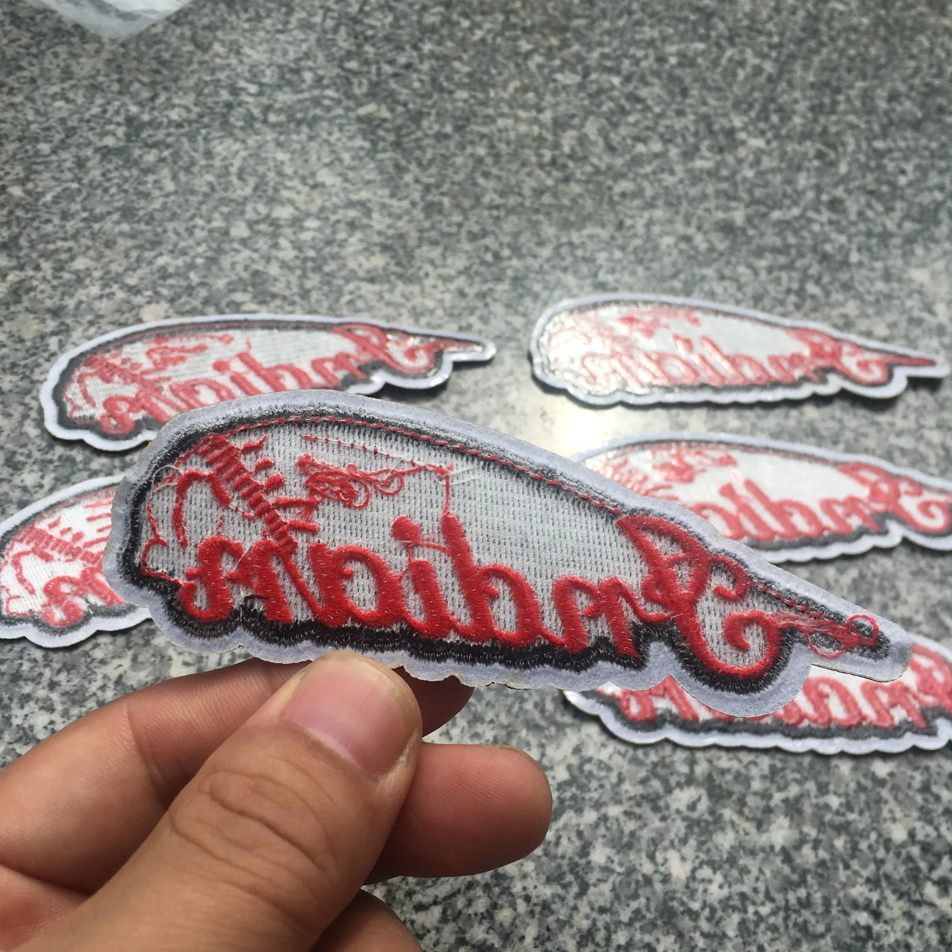 Bordado Ferro Em Patches para Vestuário, Jaqueta de Costura Suprimentos, Adesivos, Vestuário Acessórios, Chapéu Emblema, Indian Motocicleta, 3Pcs por lote