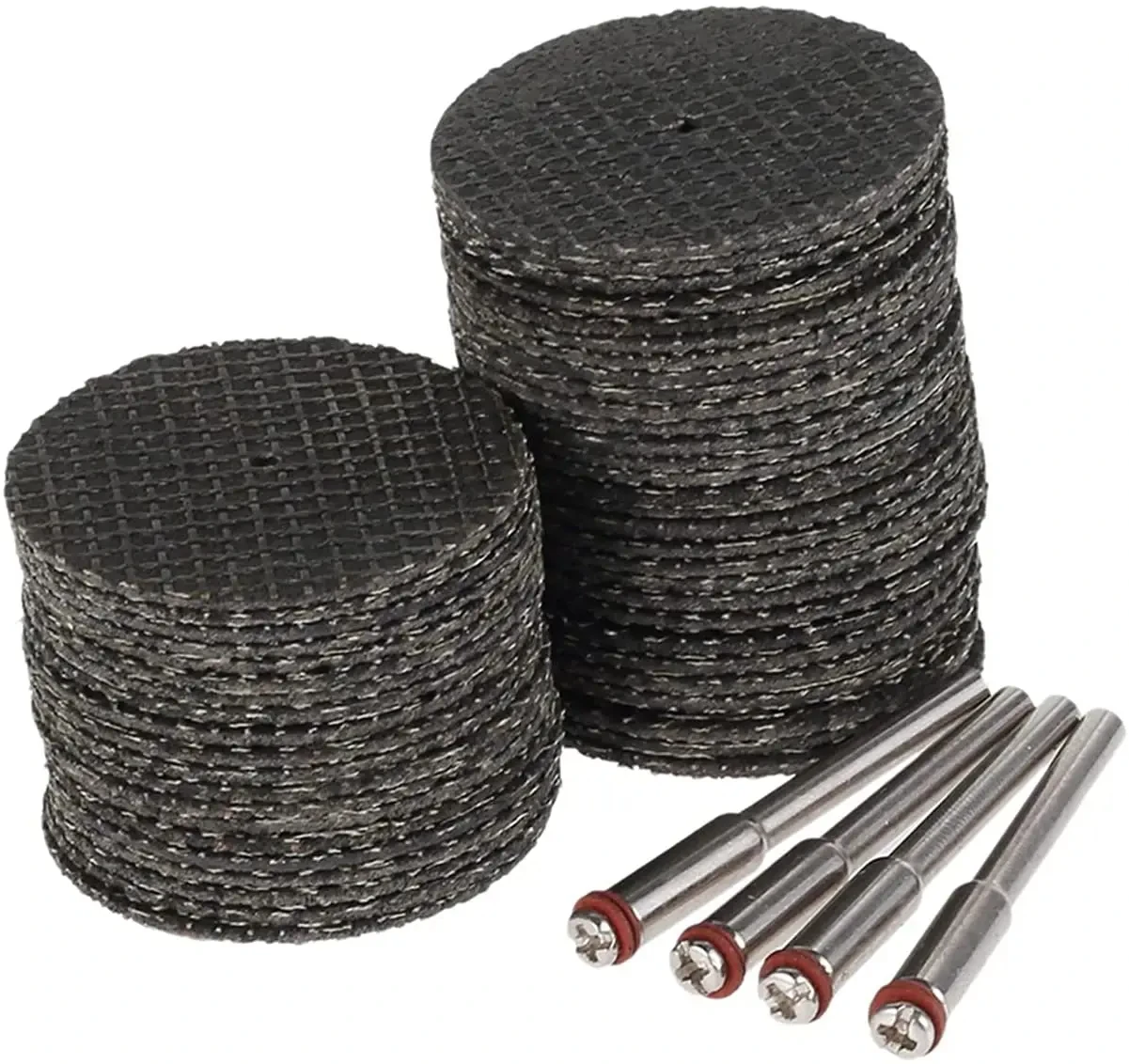 Disco de corte abrasivo de 32mm con mandriles, muelas para accesorios de herramientas eléctricas, herramienta rotativa de corte de Metal, hoja de sierra, 21 Uds.